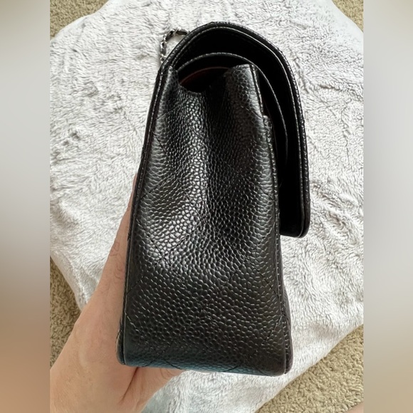 Chanel Timeless Classic Medium Double Flap Bag Caviar Leather, Mother’s Day Gift - Picture 13 of 14